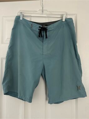 Hurley Men’s Teal-Blue Board Shorts